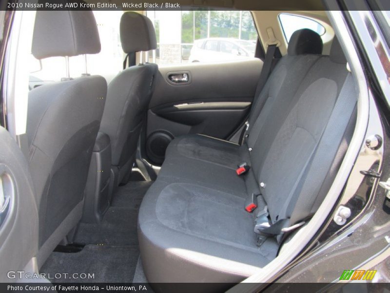 Wicked Black / Black 2010 Nissan Rogue AWD Krom Edition