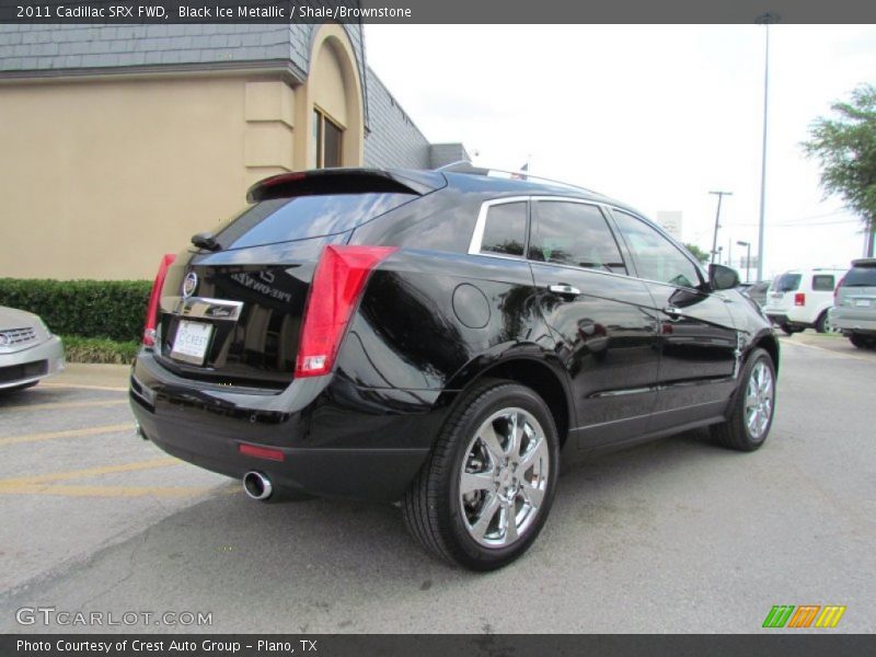 Black Ice Metallic / Shale/Brownstone 2011 Cadillac SRX FWD