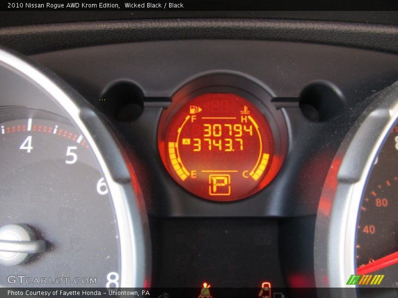 Wicked Black / Black 2010 Nissan Rogue AWD Krom Edition