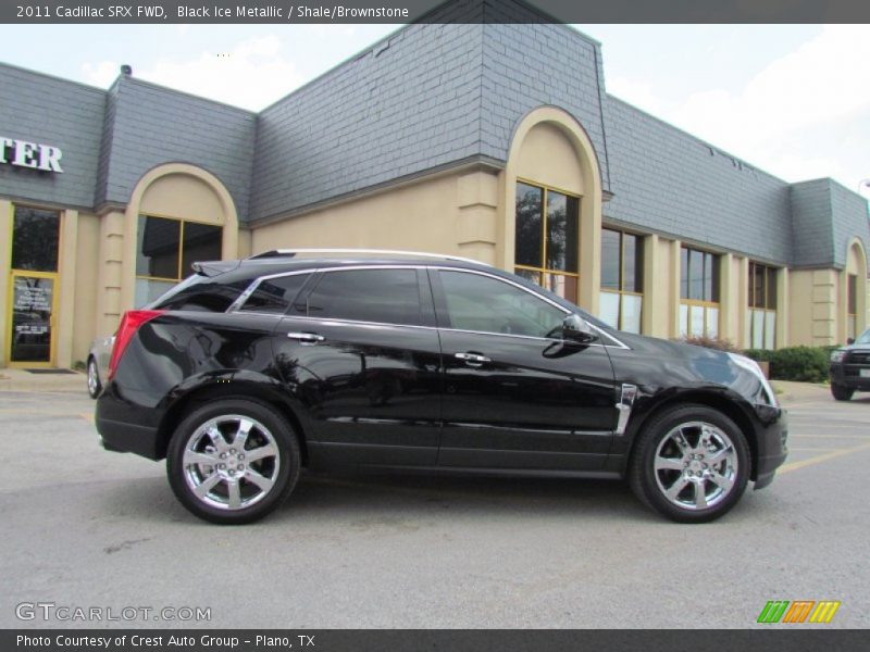 Black Ice Metallic / Shale/Brownstone 2011 Cadillac SRX FWD