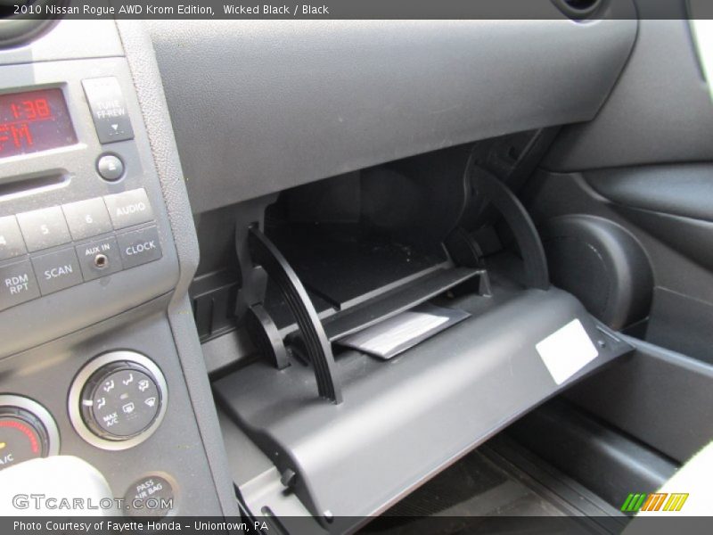 Wicked Black / Black 2010 Nissan Rogue AWD Krom Edition