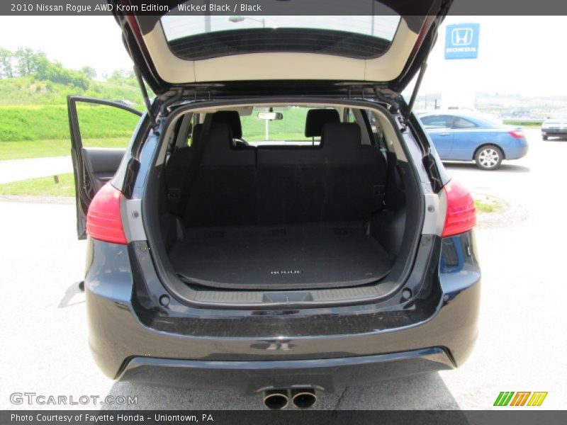 Wicked Black / Black 2010 Nissan Rogue AWD Krom Edition