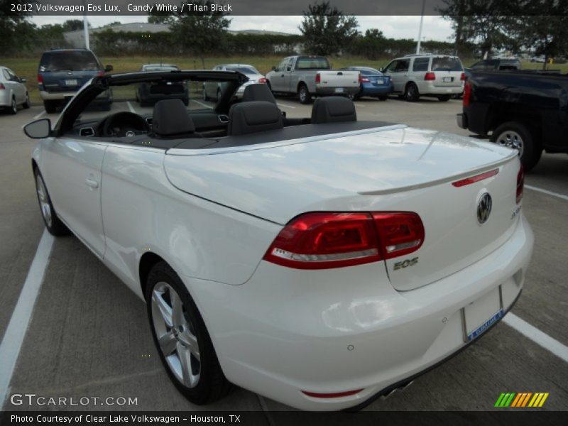 Candy White / Titan Black 2012 Volkswagen Eos Lux