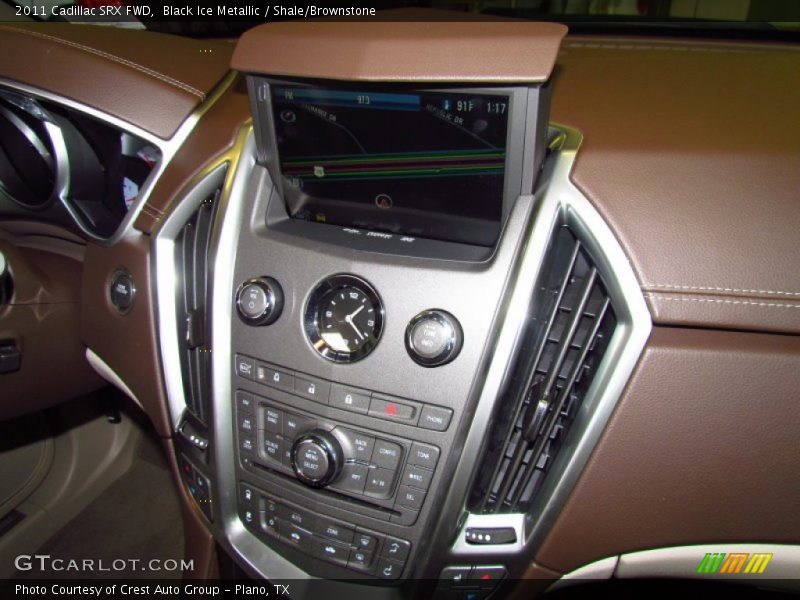 Black Ice Metallic / Shale/Brownstone 2011 Cadillac SRX FWD