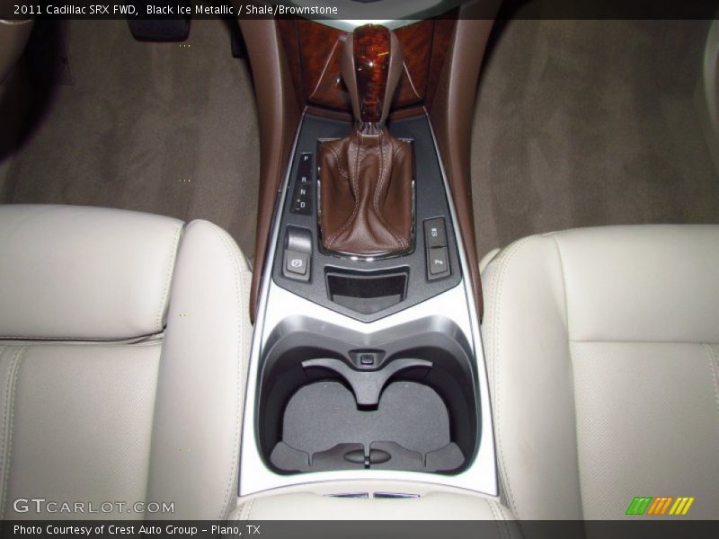 Black Ice Metallic / Shale/Brownstone 2011 Cadillac SRX FWD