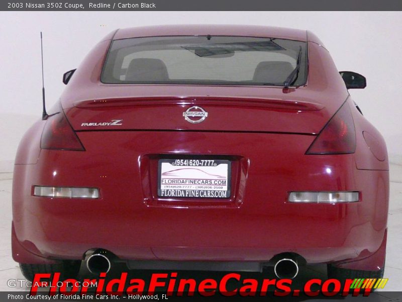 Redline / Carbon Black 2003 Nissan 350Z Coupe