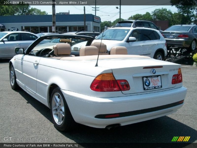 Alpine White / Sand 2004 BMW 3 Series 325i Convertible