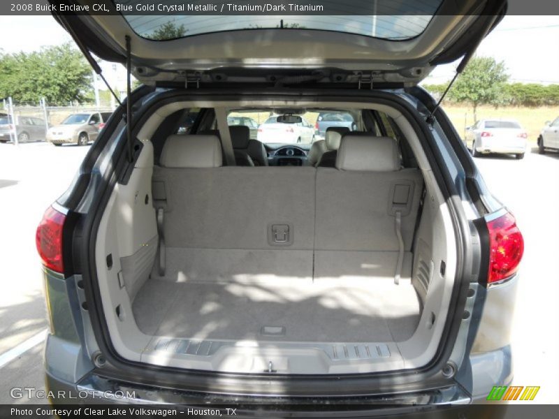 Blue Gold Crystal Metallic / Titanium/Dark Titanium 2008 Buick Enclave CXL