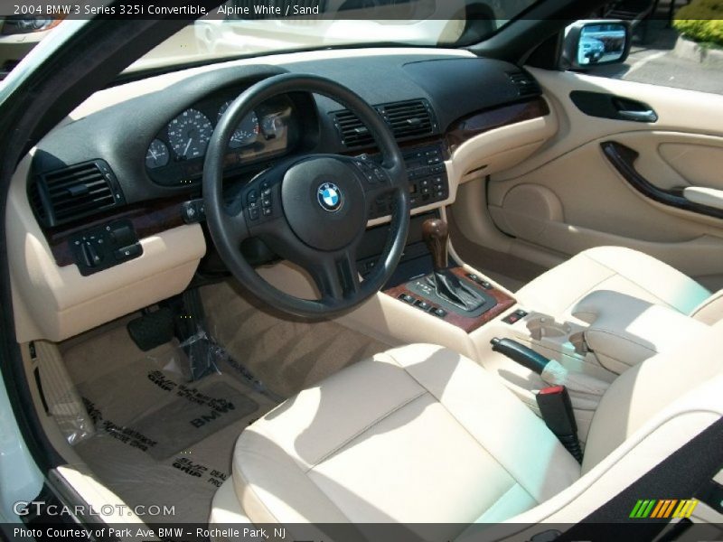 Alpine White / Sand 2004 BMW 3 Series 325i Convertible