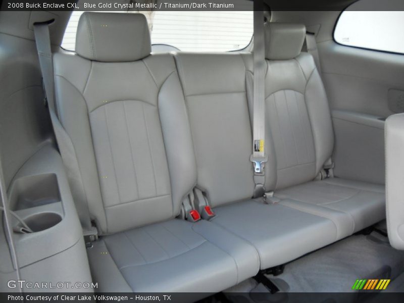 Blue Gold Crystal Metallic / Titanium/Dark Titanium 2008 Buick Enclave CXL