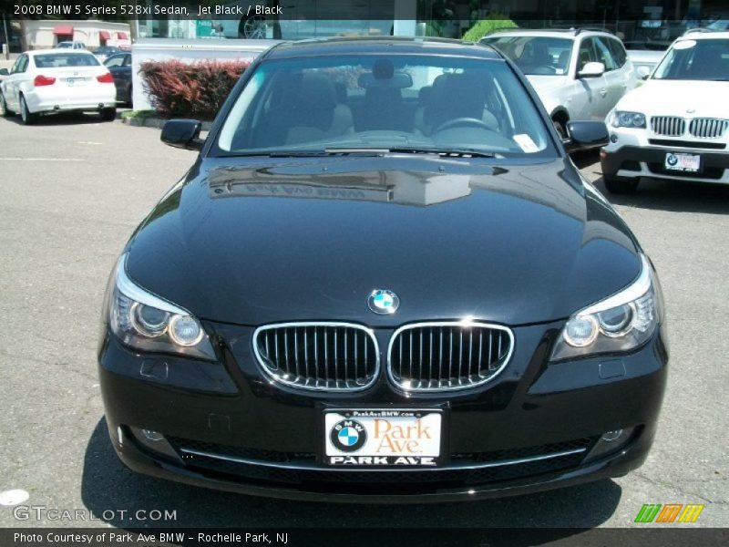 Jet Black / Black 2008 BMW 5 Series 528xi Sedan