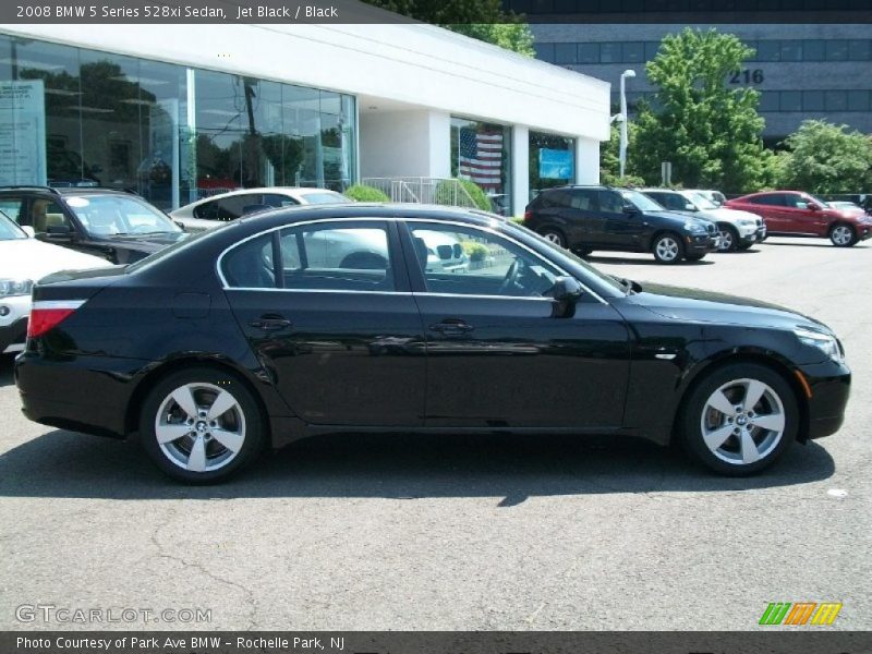 Jet Black / Black 2008 BMW 5 Series 528xi Sedan