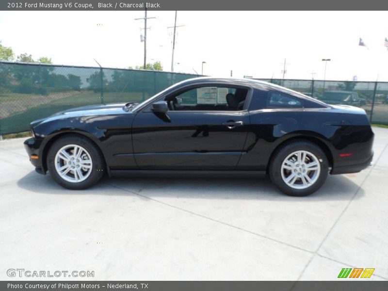 Black / Charcoal Black 2012 Ford Mustang V6 Coupe
