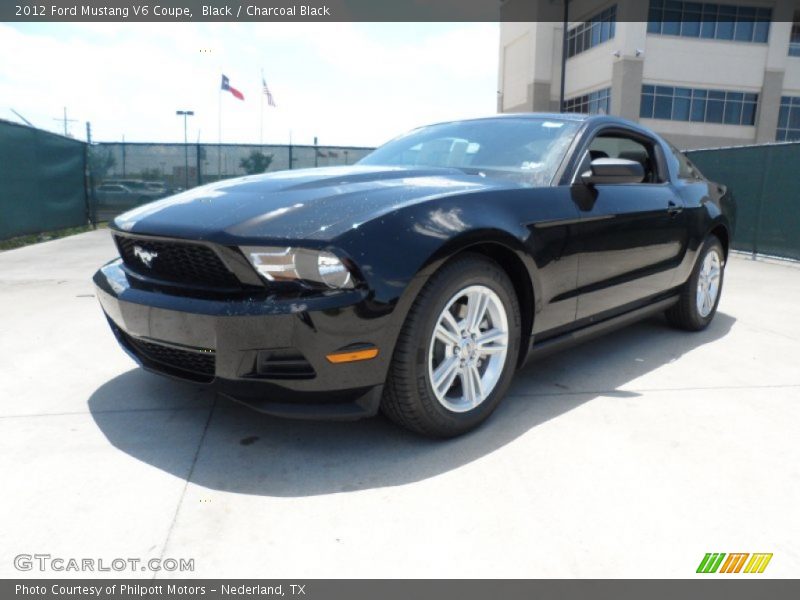 Black / Charcoal Black 2012 Ford Mustang V6 Coupe