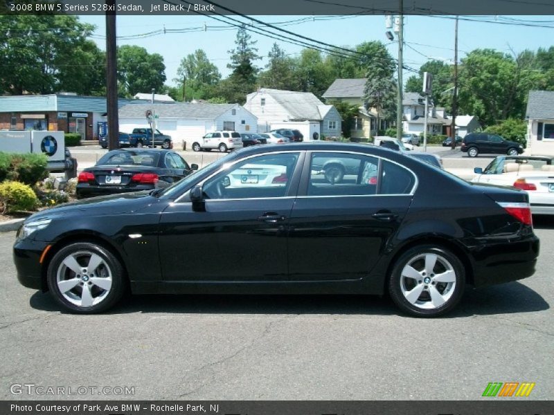 Jet Black / Black 2008 BMW 5 Series 528xi Sedan