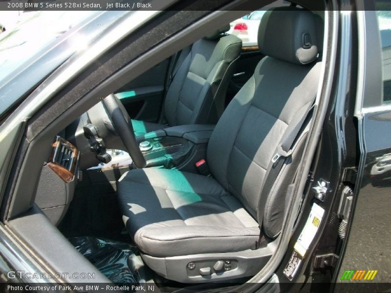 Jet Black / Black 2008 BMW 5 Series 528xi Sedan
