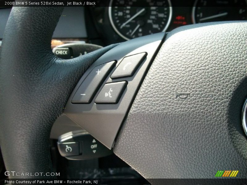 Jet Black / Black 2008 BMW 5 Series 528xi Sedan