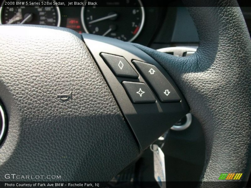 Jet Black / Black 2008 BMW 5 Series 528xi Sedan