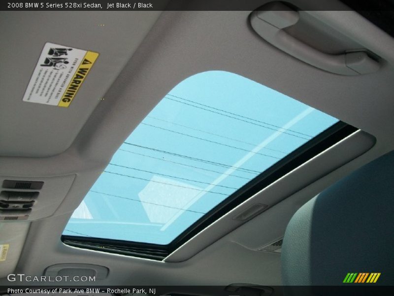 Jet Black / Black 2008 BMW 5 Series 528xi Sedan