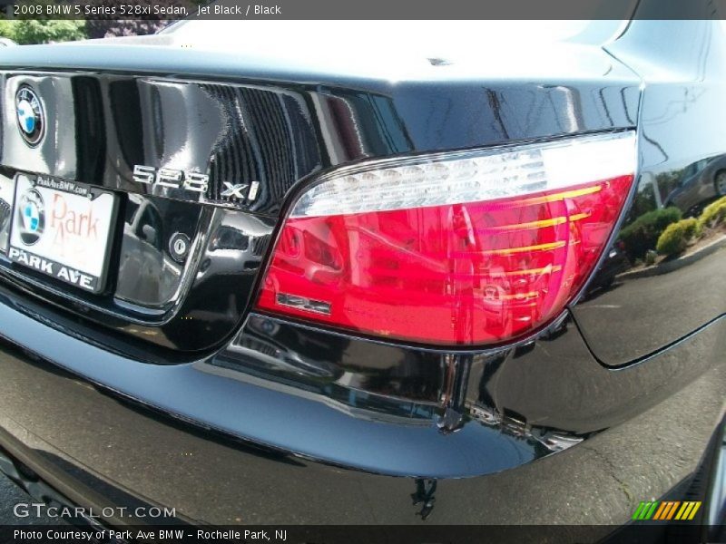 Jet Black / Black 2008 BMW 5 Series 528xi Sedan
