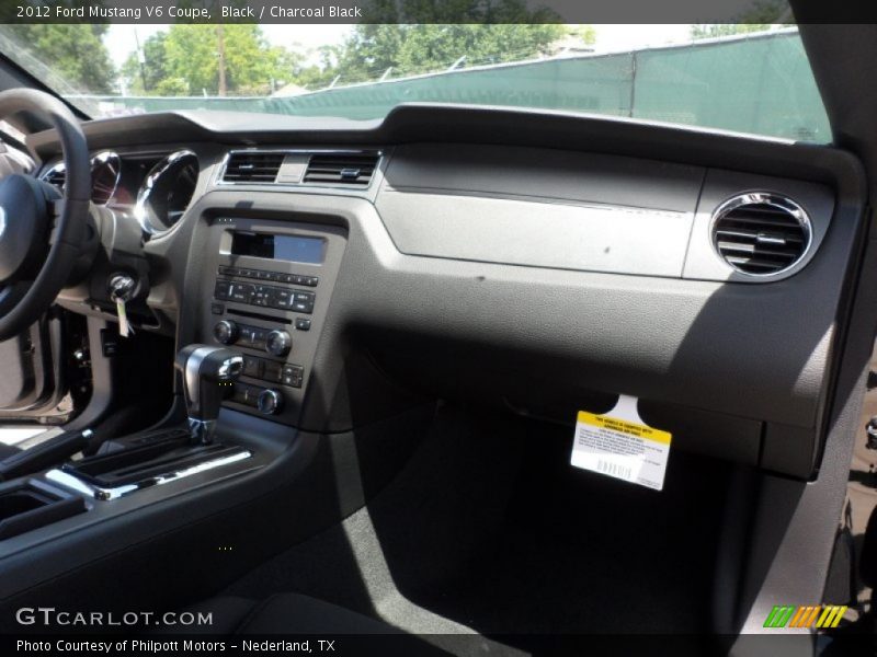 Black / Charcoal Black 2012 Ford Mustang V6 Coupe