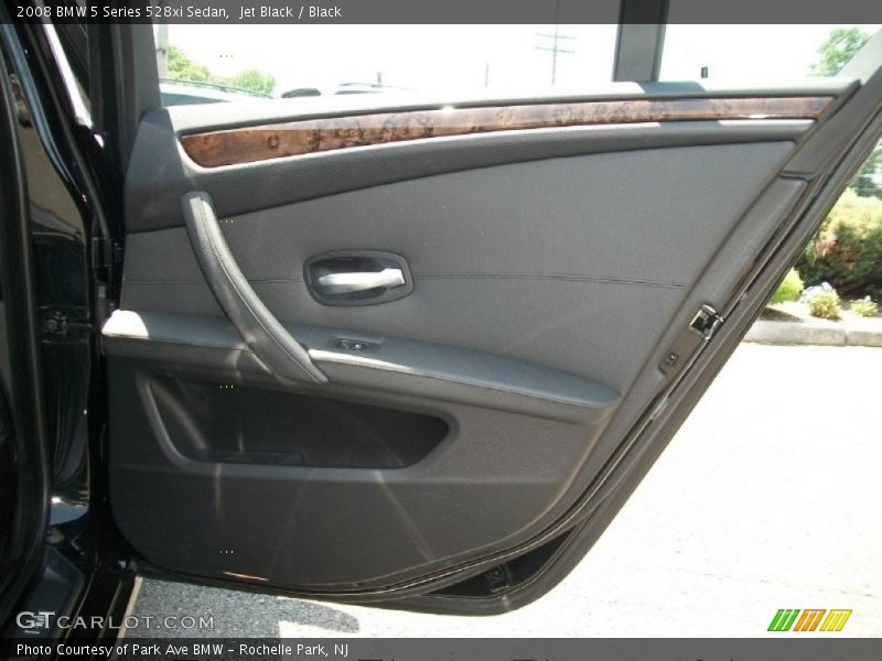 Jet Black / Black 2008 BMW 5 Series 528xi Sedan