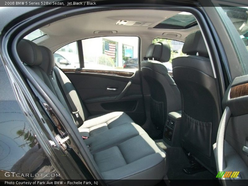 Jet Black / Black 2008 BMW 5 Series 528xi Sedan