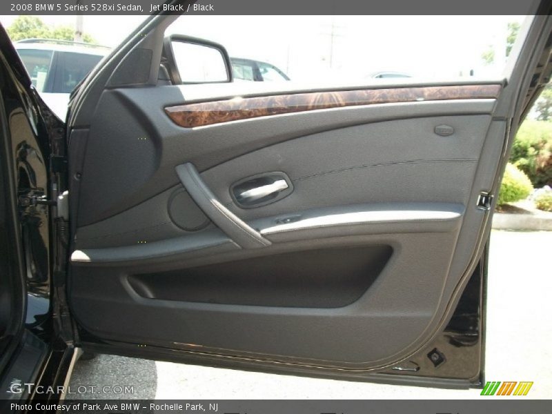 Jet Black / Black 2008 BMW 5 Series 528xi Sedan