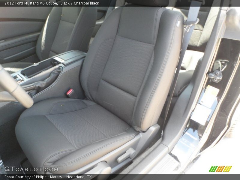  2012 Mustang V6 Coupe Charcoal Black Interior