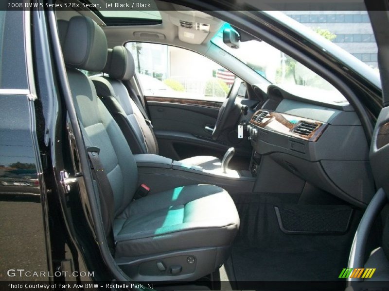Jet Black / Black 2008 BMW 5 Series 528xi Sedan