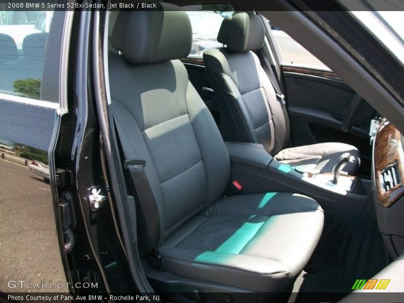 Jet Black / Black 2008 BMW 5 Series 528xi Sedan