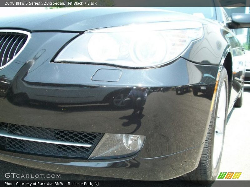 Jet Black / Black 2008 BMW 5 Series 528xi Sedan