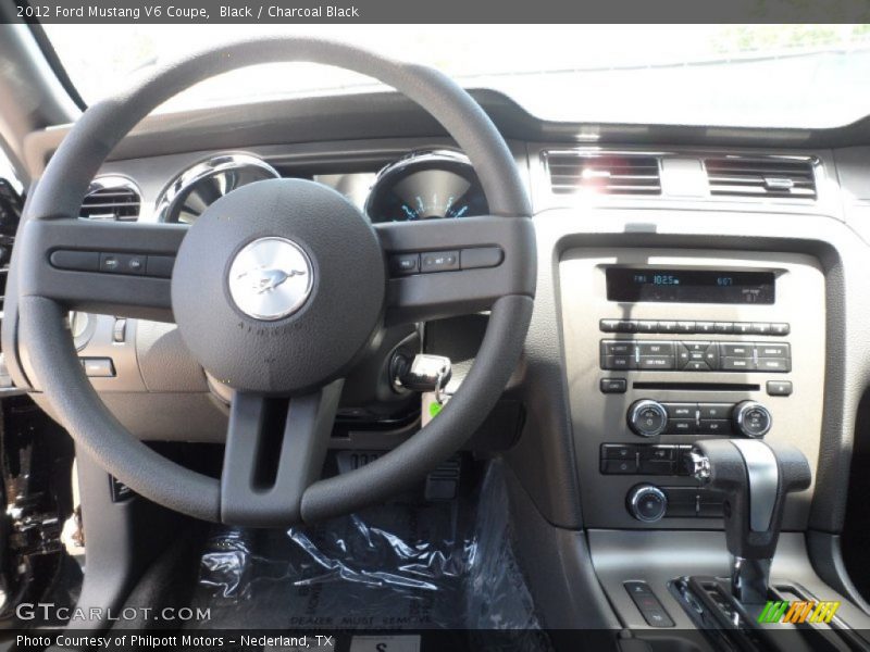 Black / Charcoal Black 2012 Ford Mustang V6 Coupe