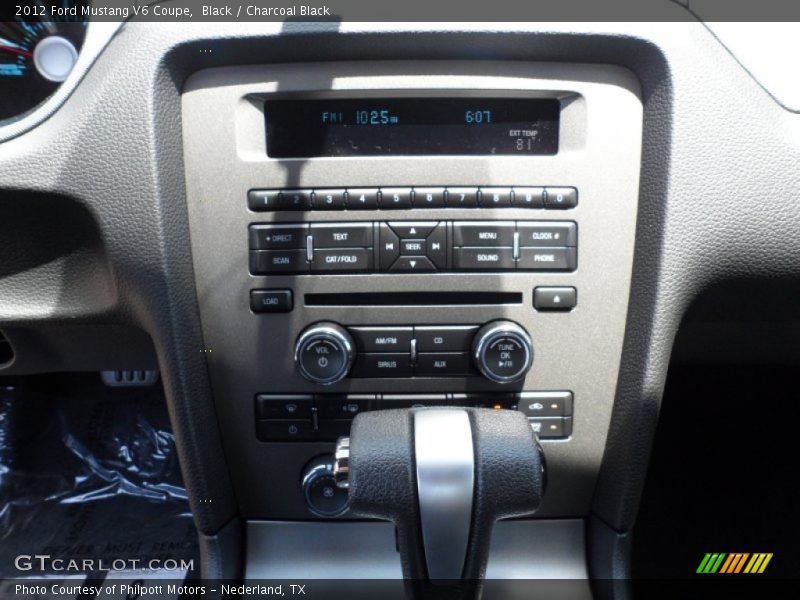 Black / Charcoal Black 2012 Ford Mustang V6 Coupe