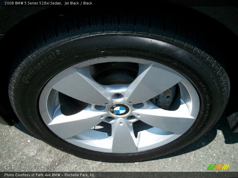 Jet Black / Black 2008 BMW 5 Series 528xi Sedan