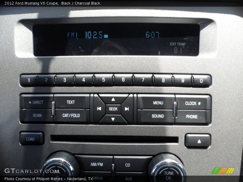 Black / Charcoal Black 2012 Ford Mustang V6 Coupe