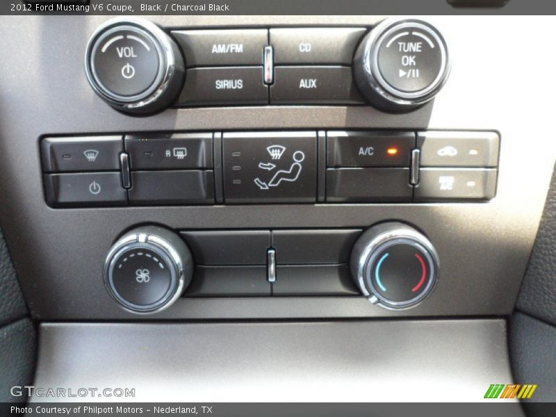 Black / Charcoal Black 2012 Ford Mustang V6 Coupe
