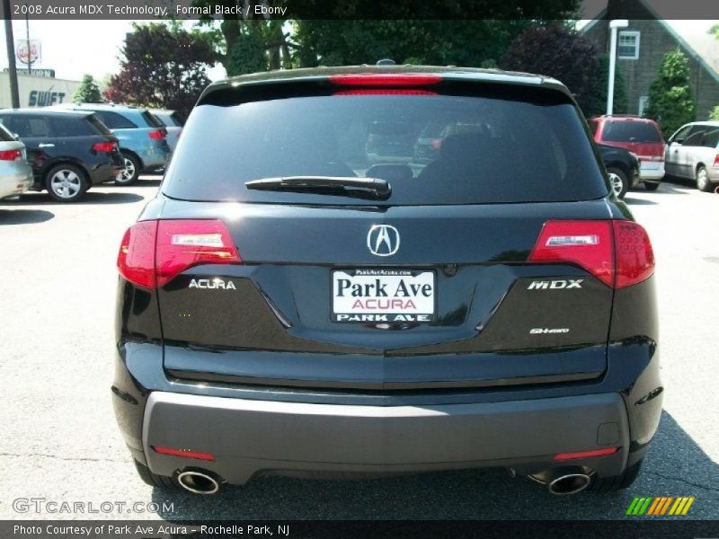 Formal Black / Ebony 2008 Acura MDX Technology