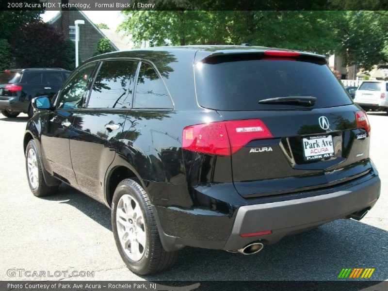 Formal Black / Ebony 2008 Acura MDX Technology