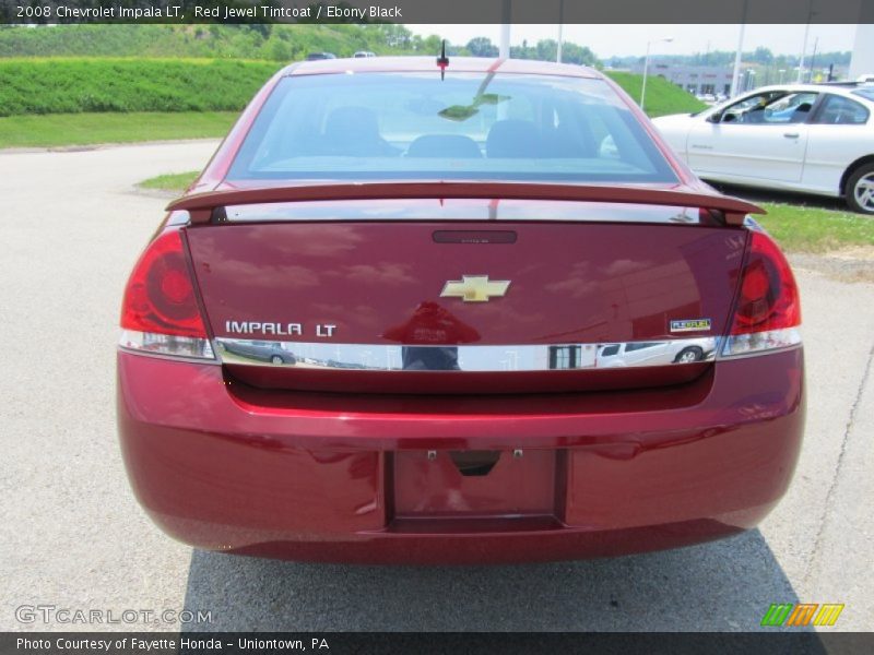 Red Jewel Tintcoat / Ebony Black 2008 Chevrolet Impala LT