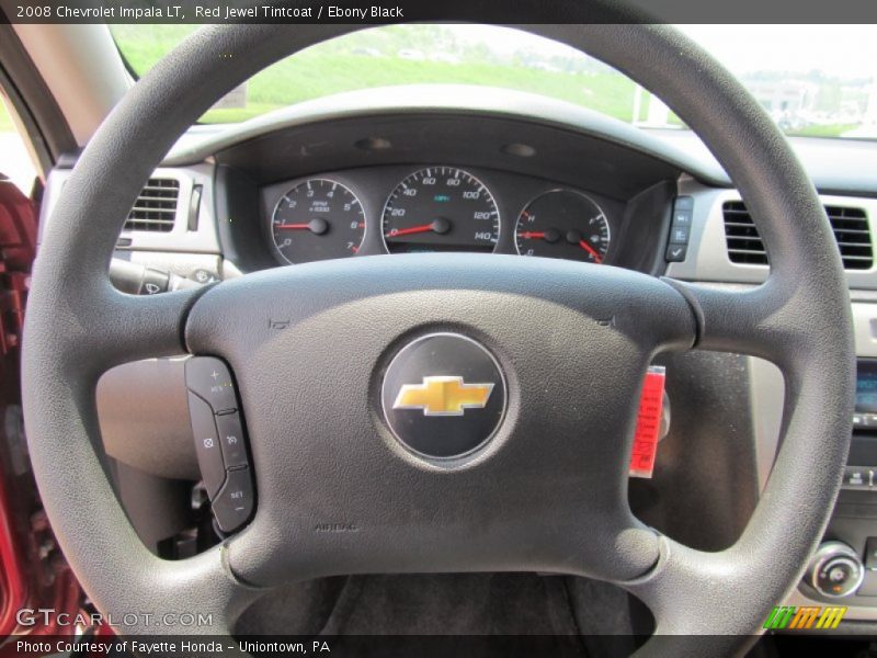 Red Jewel Tintcoat / Ebony Black 2008 Chevrolet Impala LT