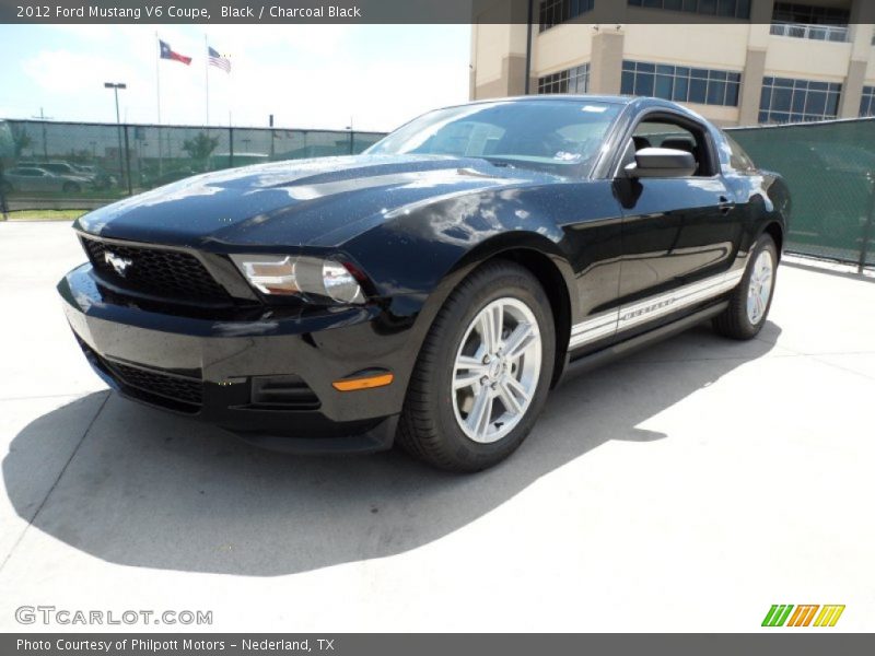 Black / Charcoal Black 2012 Ford Mustang V6 Coupe