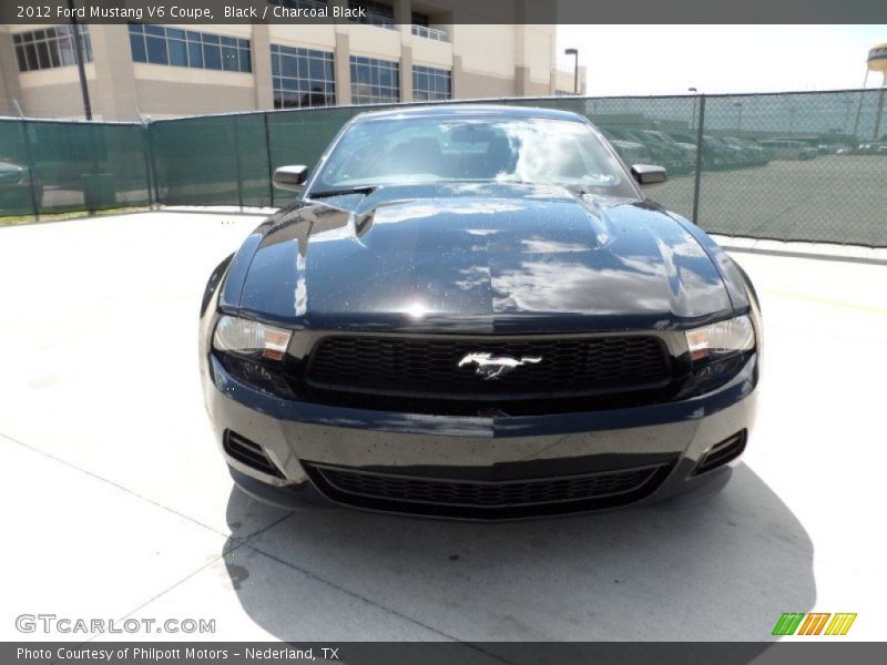 Black / Charcoal Black 2012 Ford Mustang V6 Coupe
