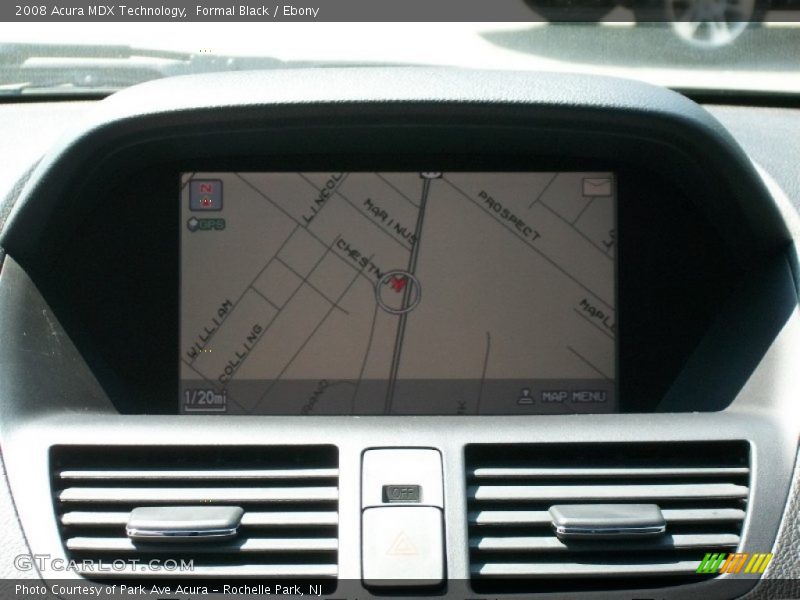 Formal Black / Ebony 2008 Acura MDX Technology