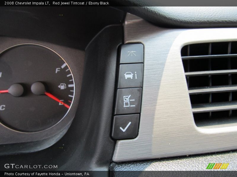 Red Jewel Tintcoat / Ebony Black 2008 Chevrolet Impala LT