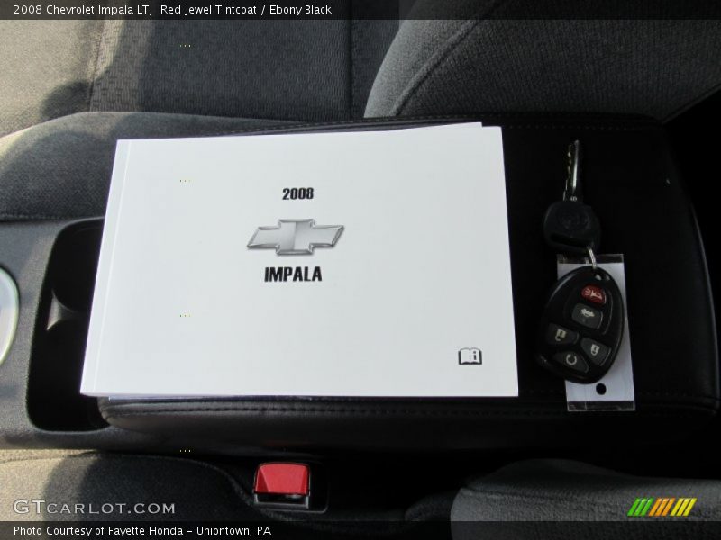 Red Jewel Tintcoat / Ebony Black 2008 Chevrolet Impala LT