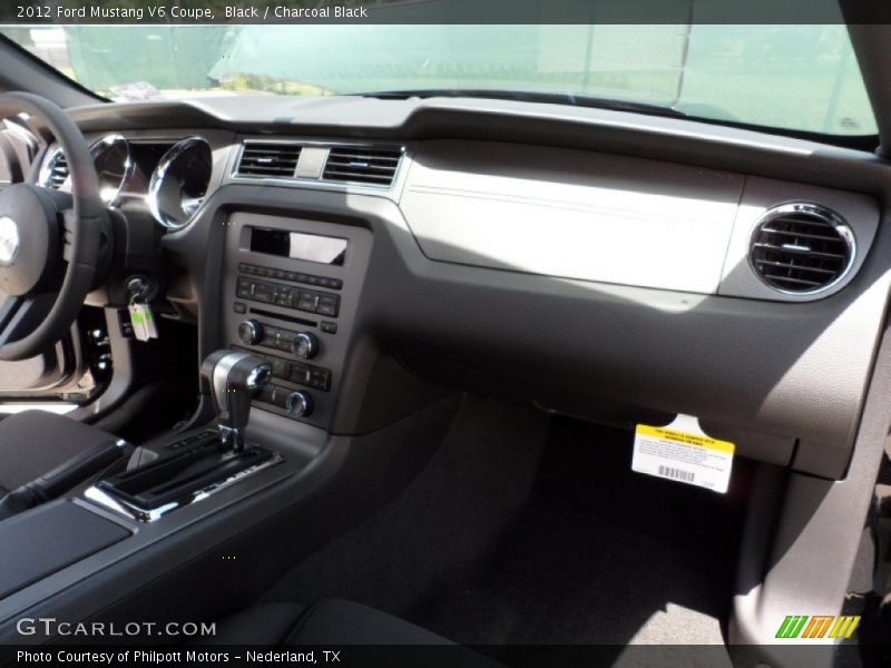 Black / Charcoal Black 2012 Ford Mustang V6 Coupe
