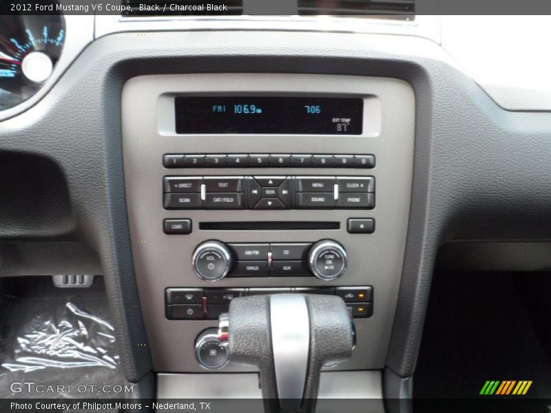 Black / Charcoal Black 2012 Ford Mustang V6 Coupe