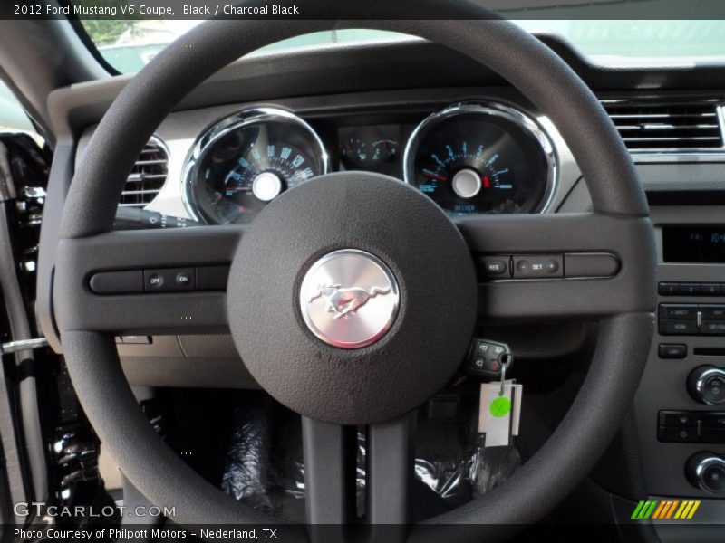 Black / Charcoal Black 2012 Ford Mustang V6 Coupe