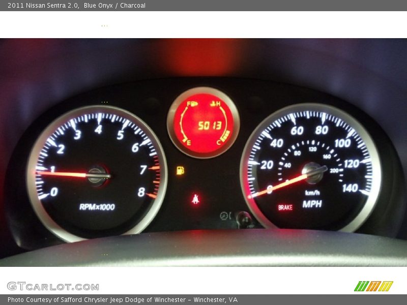 Blue Onyx / Charcoal 2011 Nissan Sentra 2.0